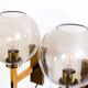 Pair of wall sconces by Holger Johansson.