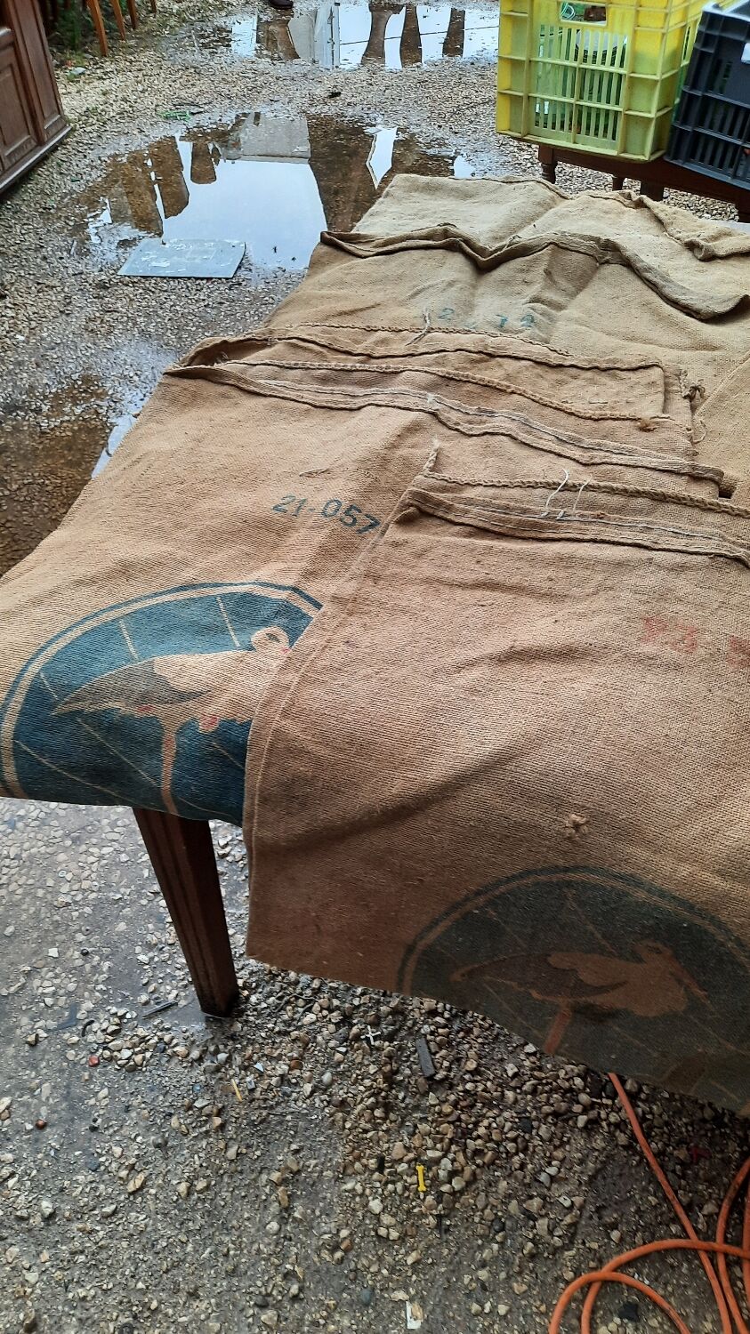 9 potash burlap bag from alsace