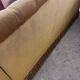 Vintage ochre yellow sofa
