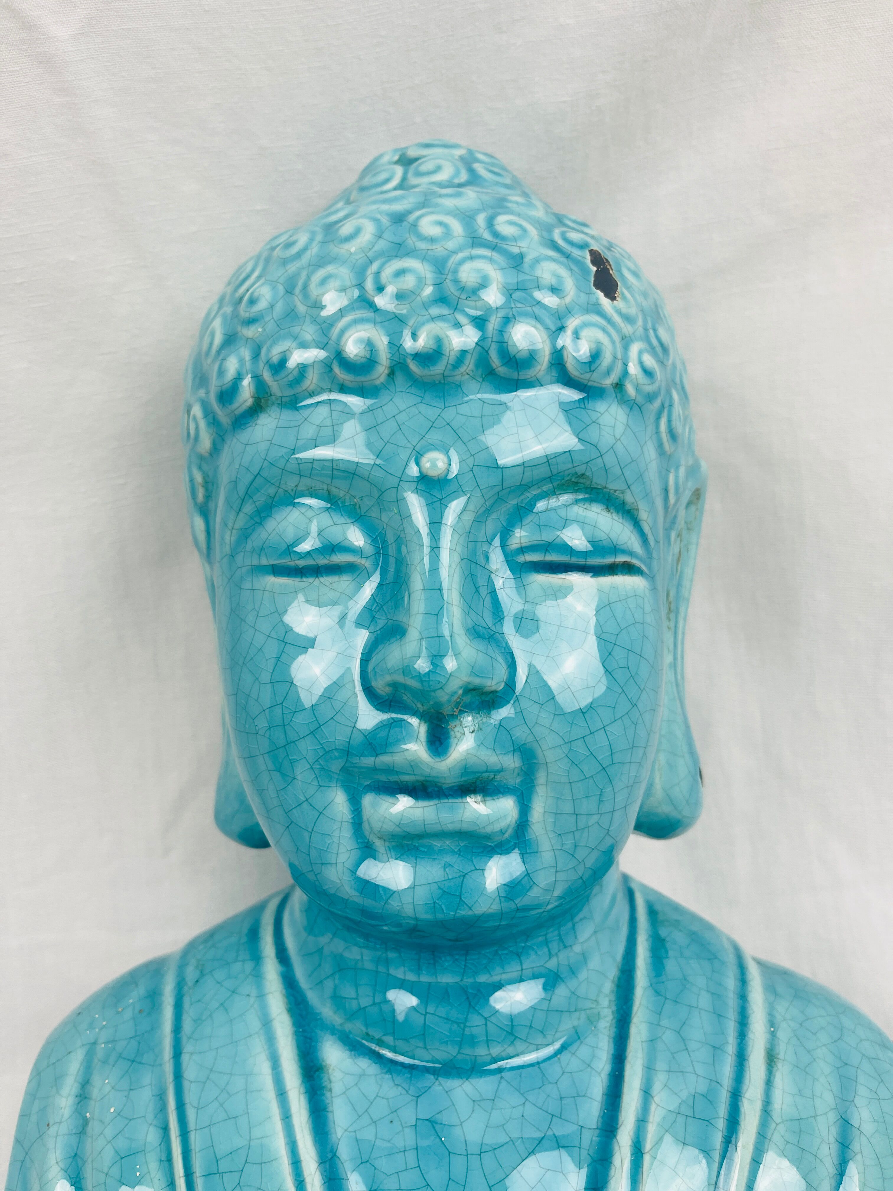 Porcelain buddha head