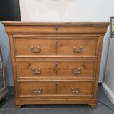 Grande commode en sapin style Louis philippe
