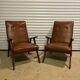 Fauteuil Skaï vintage