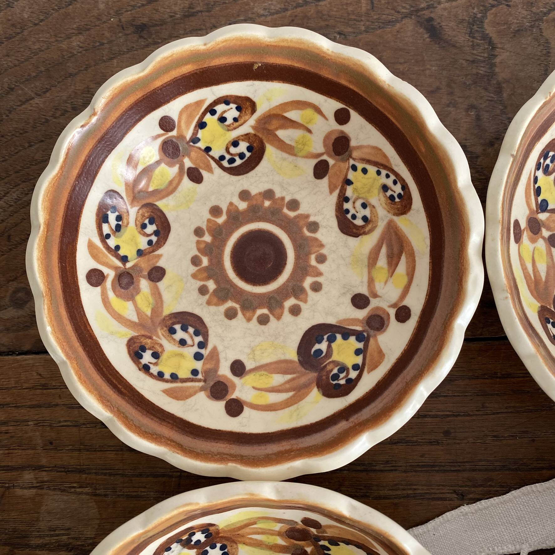 Coupelles HB Quimper  , artisanat vintage