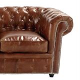 Vintage Chesterfield Leather Sofa