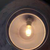 Lampe champignon verre bleu 70 80