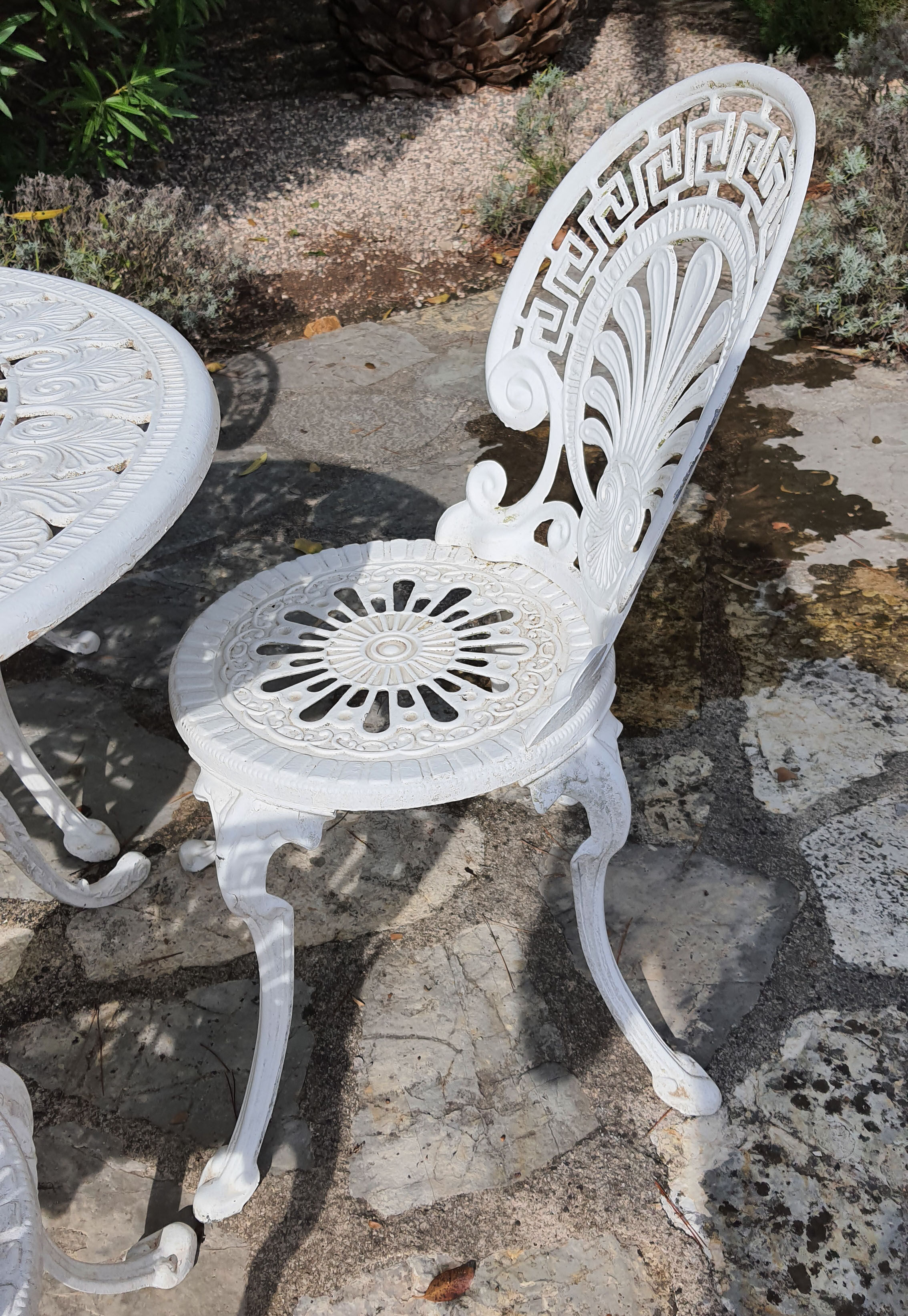 Cast iron garden furniture