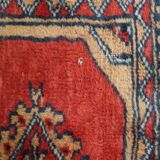 Hand-Knotted Square Rug – 63x61 cm