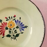 Serving 8 flat plates Anjou de Niderviller
