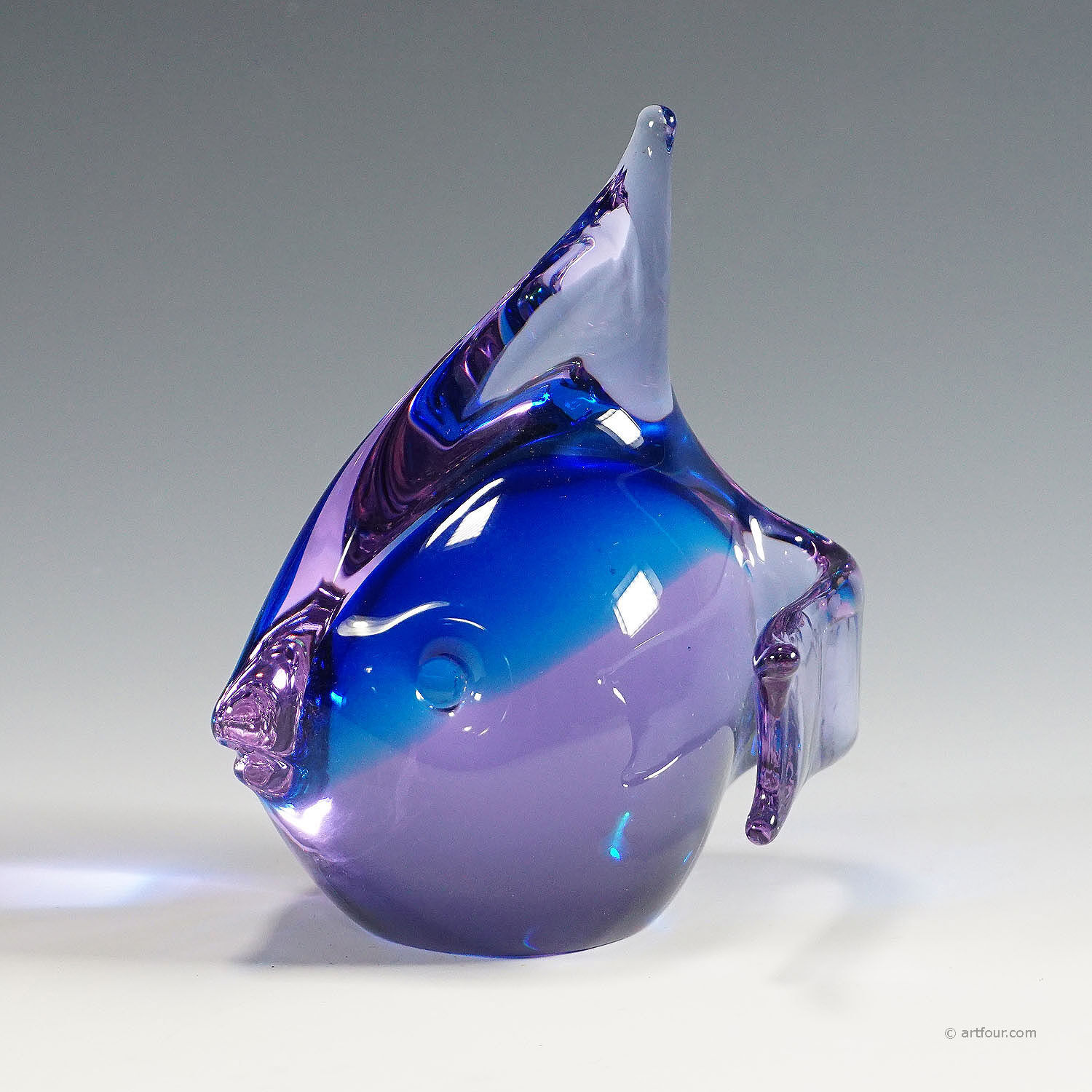 Murano fish sculpture by Livio Seguso for Gral Germany around 1970.