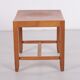 Danish beech wood sidetable / stool, 1960s