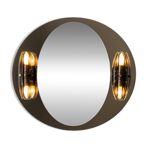 miroir avec appliques