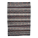 7x10 Black & Cream Large Vintage Kilim Rug, 204x300Cm