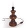 Pied de lampe bois tourné