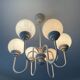 Lustre spoutnik Kaiser Leuchten, années 80