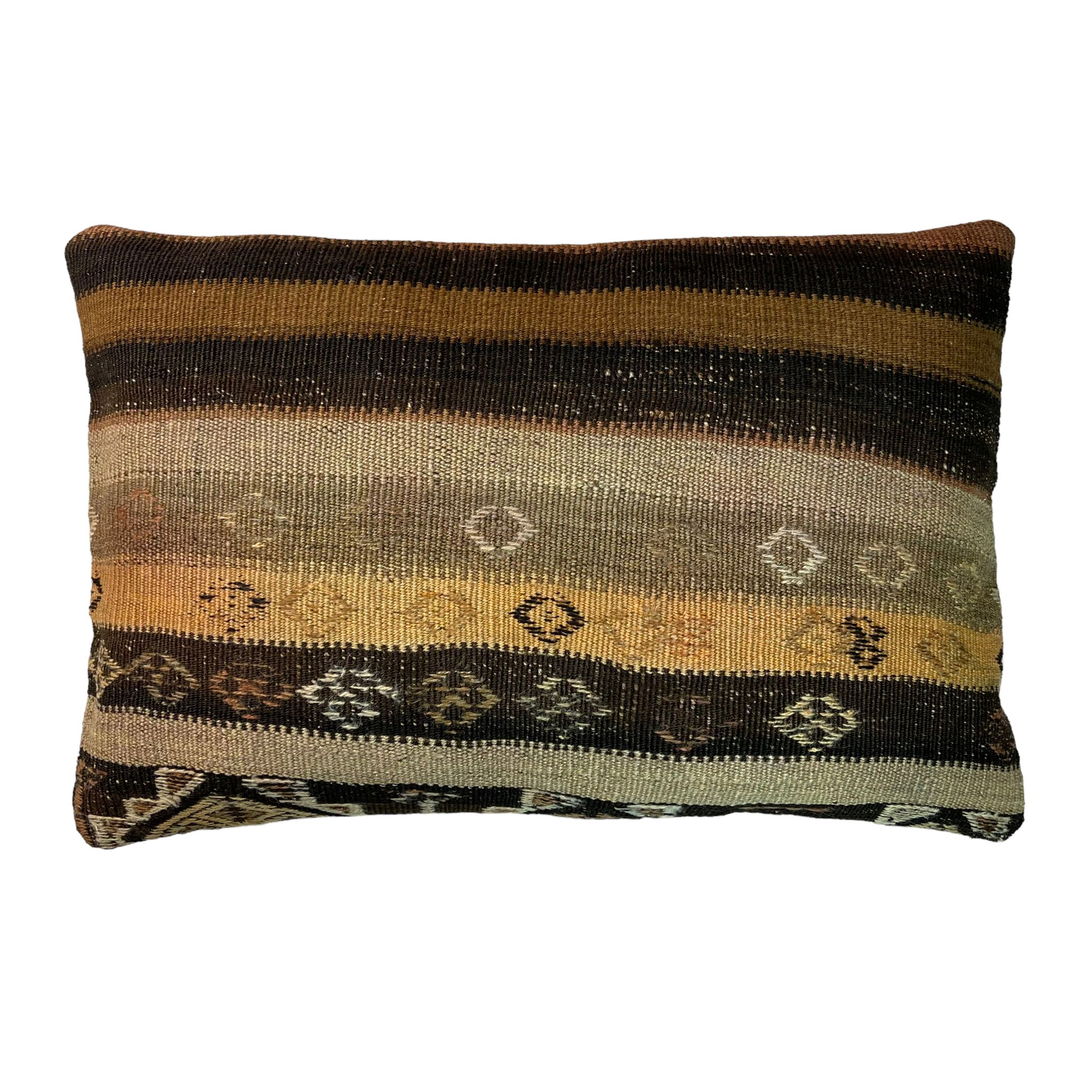 Housse de coussin kilim vintage turque faite à la main