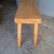 Bench 100 cm old solid wood patinated