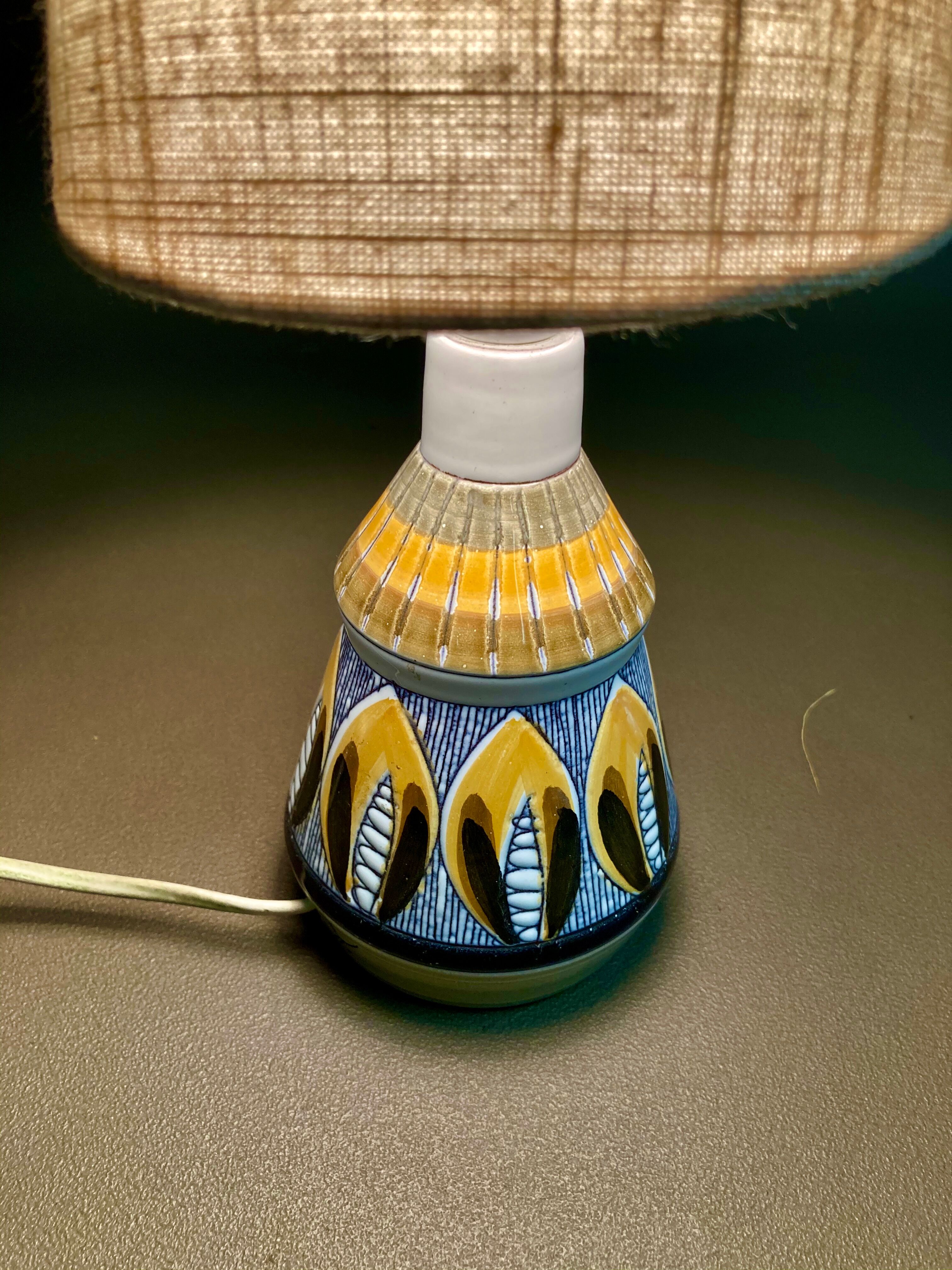 Scandinavian ceramic lamp 1960s