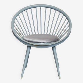 Mid-Century Circle Chair von Yngve Ekström für Swedese