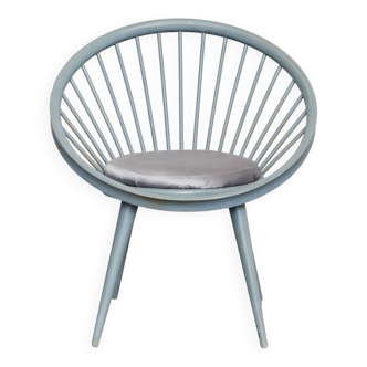 Mid-Century Circle Chair von Yngve Ekström für Swedese