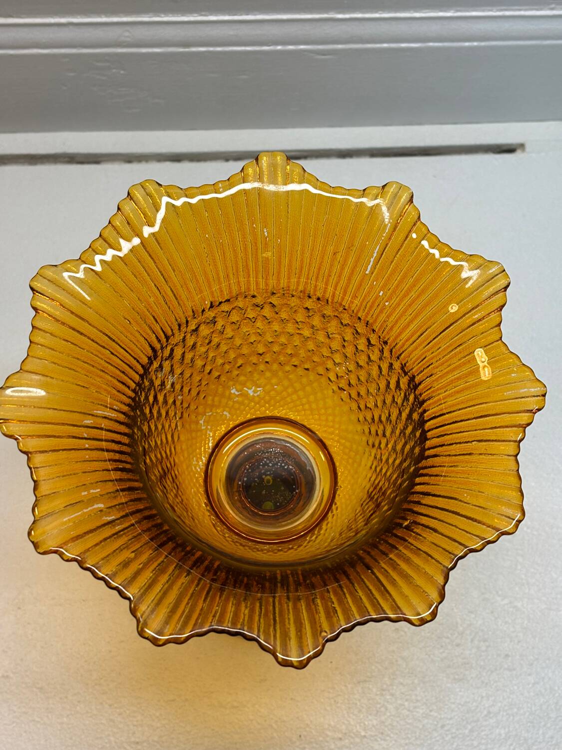 Amber Glass Cup