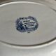 The Hunter Myott Blue Oval Dish