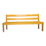 Vintage 1970s children's school bench