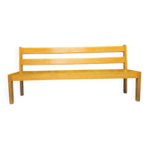 Vintage 1970s children's school bench