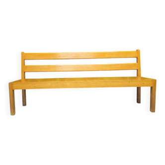 Vintage 1970s children's school bench