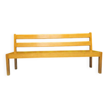 Banc école enfant vintage 1970"