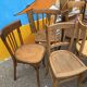 Set of 30 vintage bistro and restaurant chairs