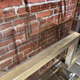 Gold metal shelf