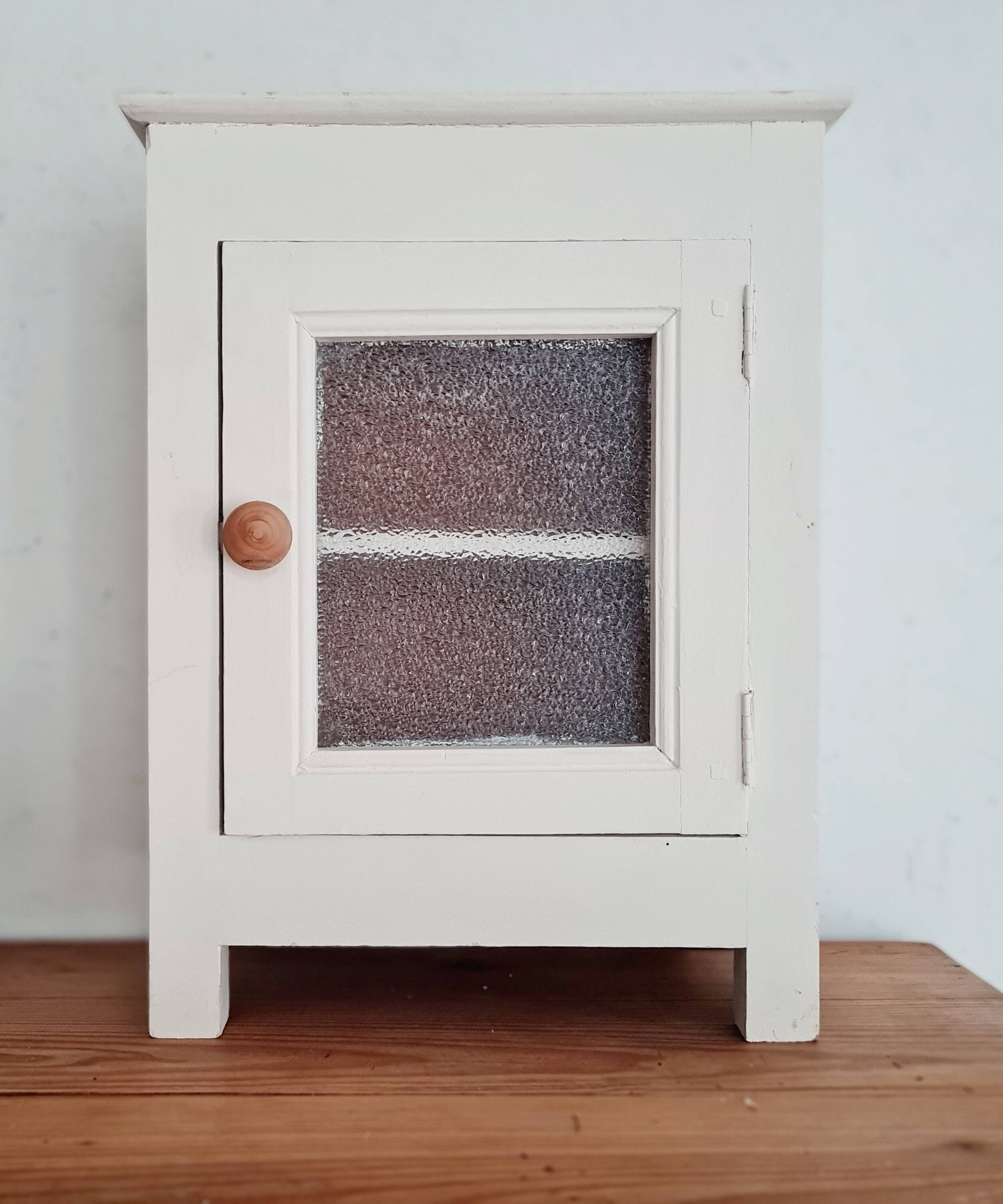 Glass medicine cabinet