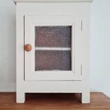 Glass medicine cabinet