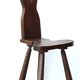 Wooden chair, mountain furniture, 1950s