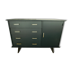 Dark green vintage chest of drawer