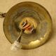 Chandelier lantern brass hexagonal vintage glass plates