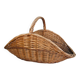 Wicker rattan log basket from the 1970s/80s