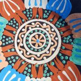 Glazed terracotta dish
