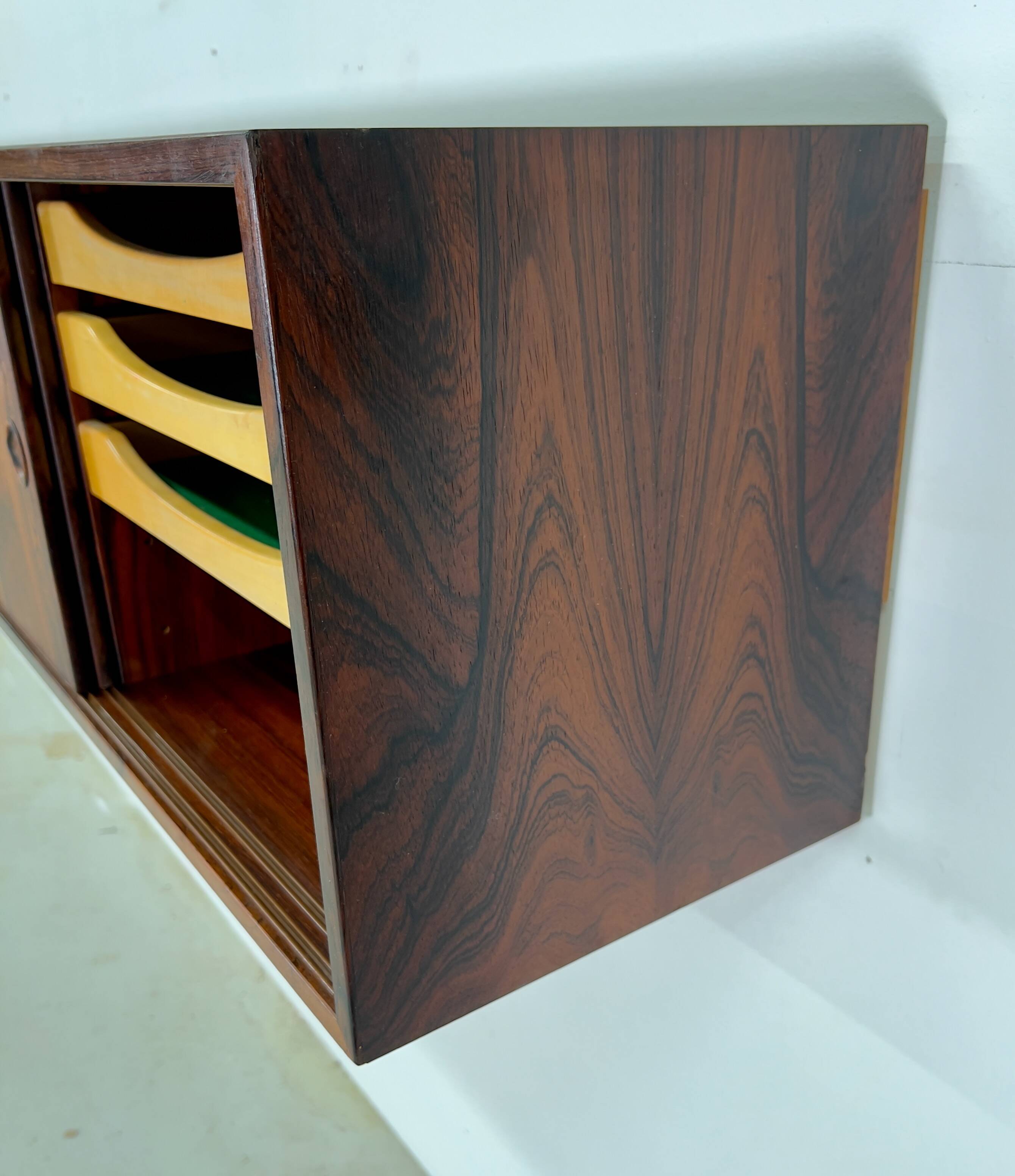 Danish Kai Kristiansen Rosewood Wall Units By Feldballes, 1960s.