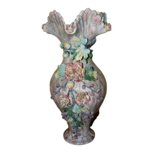 vase en barbotine céramique