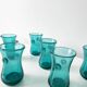 Set of bubble glass water glasses from the 1960s.
