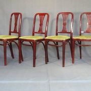 Set of 4 Art Deco chairs by Thonet, No. A78, circa 1930