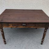 Ancient farm table in fir
