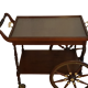 Former service with large wooden wheels