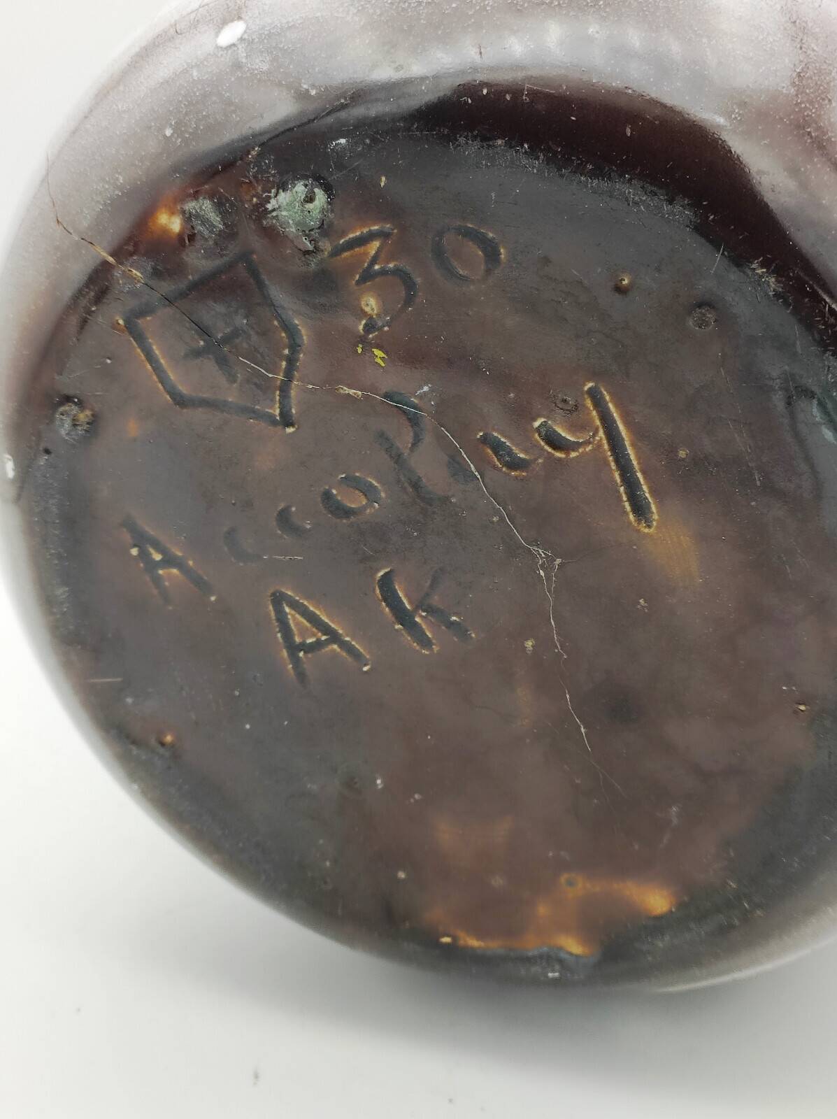 XXL vase signed Accolay