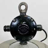 Vintage industrial factory lamp, 1960s