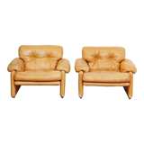 Couple Coronado Lounge Chair by Tobia & Afra Scarpa for B & B Italy