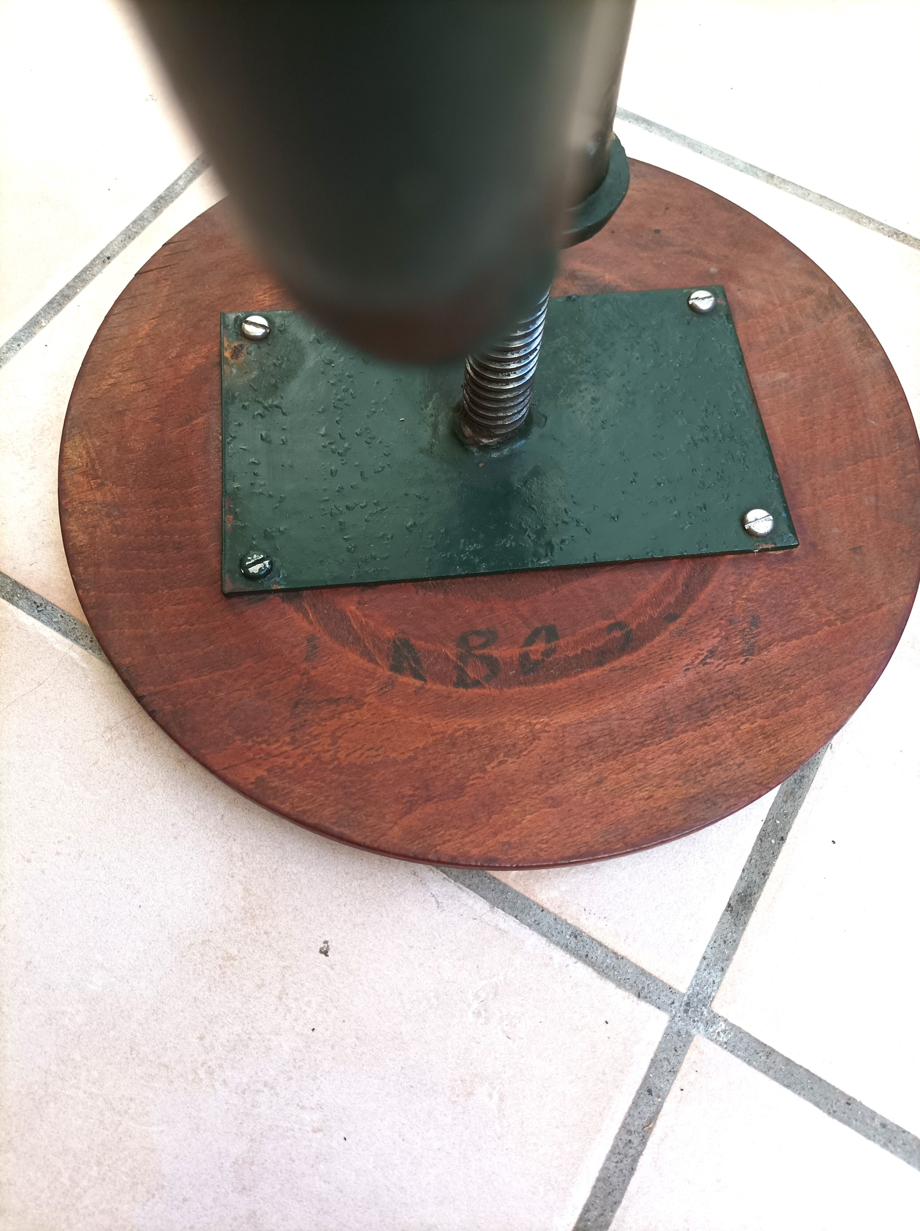 Antique industrial stool
