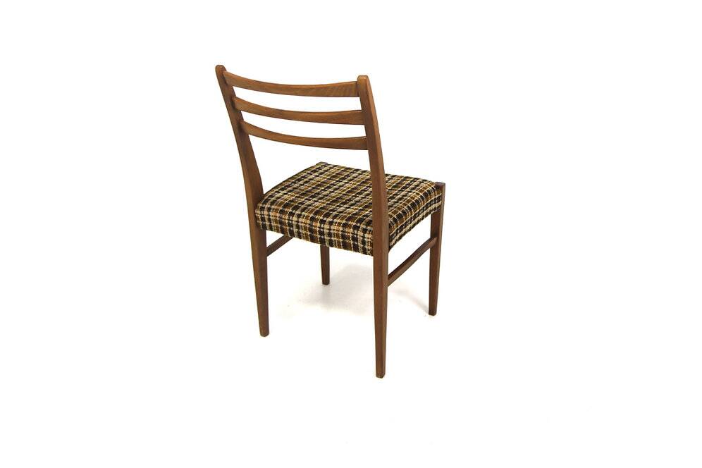 Set de 4 chaises scandinave en hêtre, Suède, 1960
