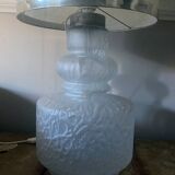 Floor lamp bedroom / living room vintage design 1970 glass